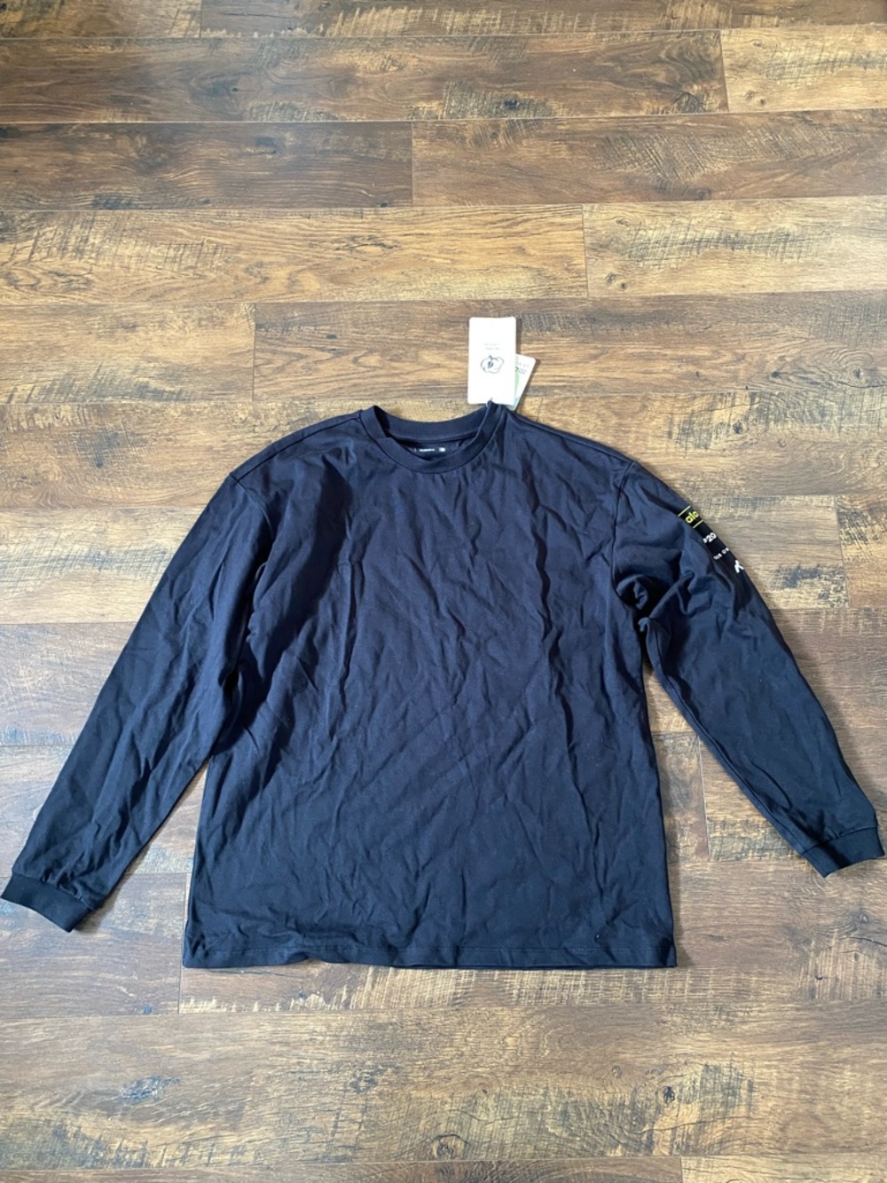 Maloja Black Long-Sleeve Crewneck Shirt